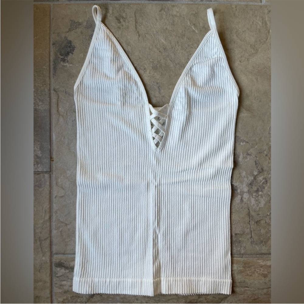 Intimately by FREE PEOPLE Ribbed Cami in Cream • Size XS/S